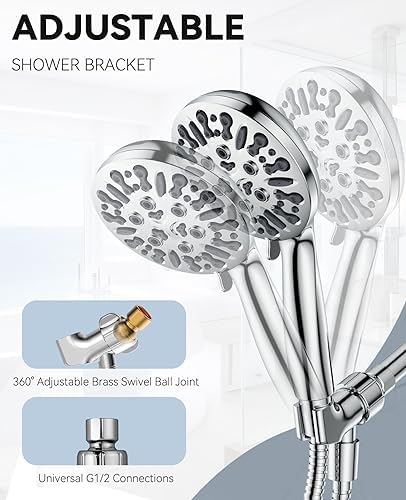 JDO High Pressure Handheld Shower Head 9 Settings