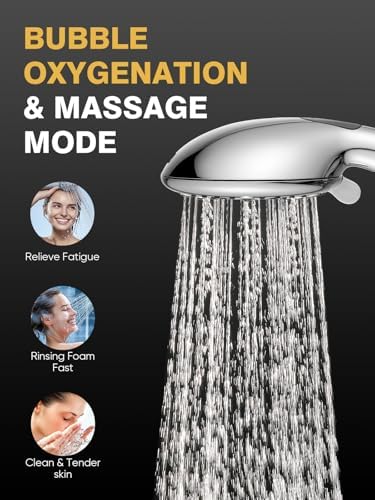Cobbe 9 Function Handheld Shower Head with Power Wash