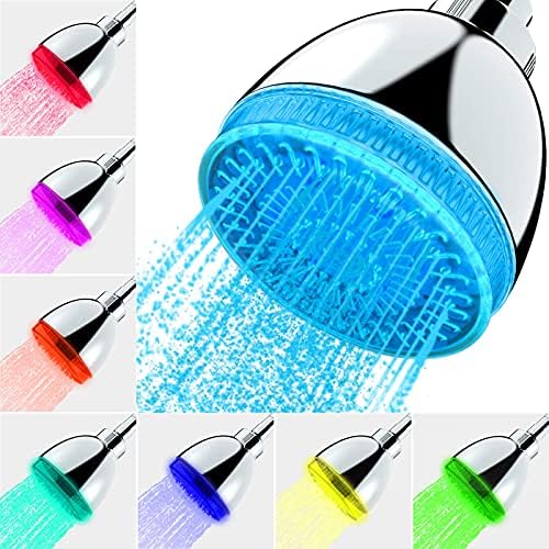 Milky House 7 Color LED Fixed Showerhead