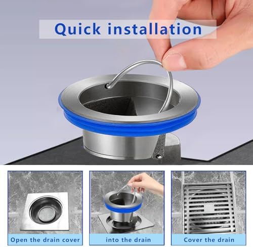 Lupdato Shower Floor Drain Backflow Prevent One Way Valve