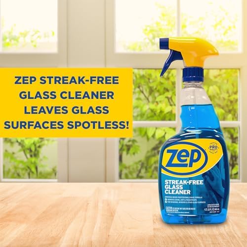 Zep Streak-Free Glass Cleaner - 32 Oz Case of 12