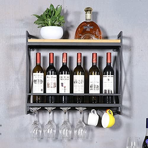 Wall Mounted Wine Bottle Display Rack for Home Decor