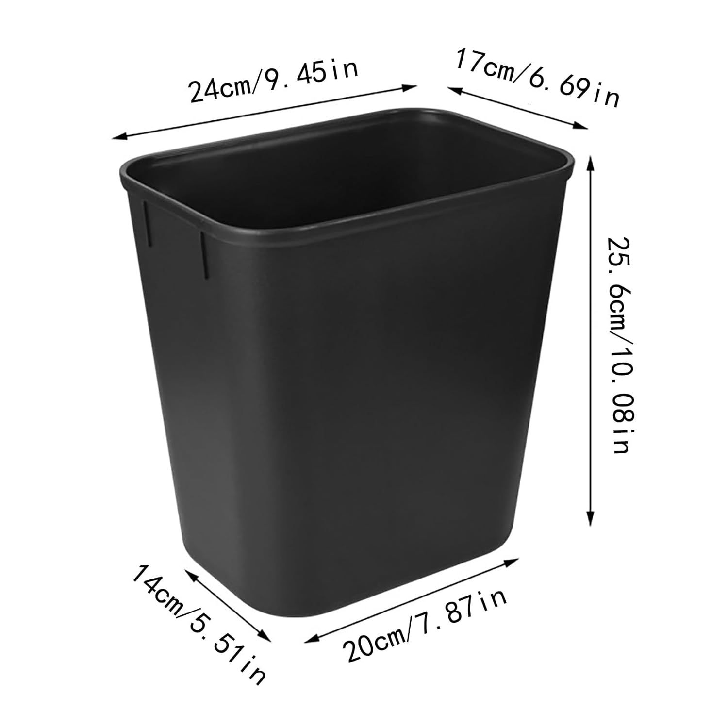 Gooddyiyukey 25 Gallon Office Trash Can with Lid 1