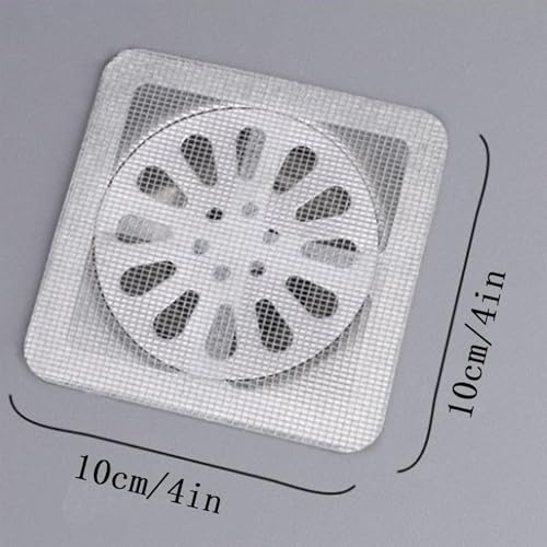30 Pcs 4x4 Inch Disposable Hair Catcher for Bathrooms and Showers