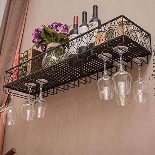 Pimex Industrial Retro Wall Wine Rack 60x2