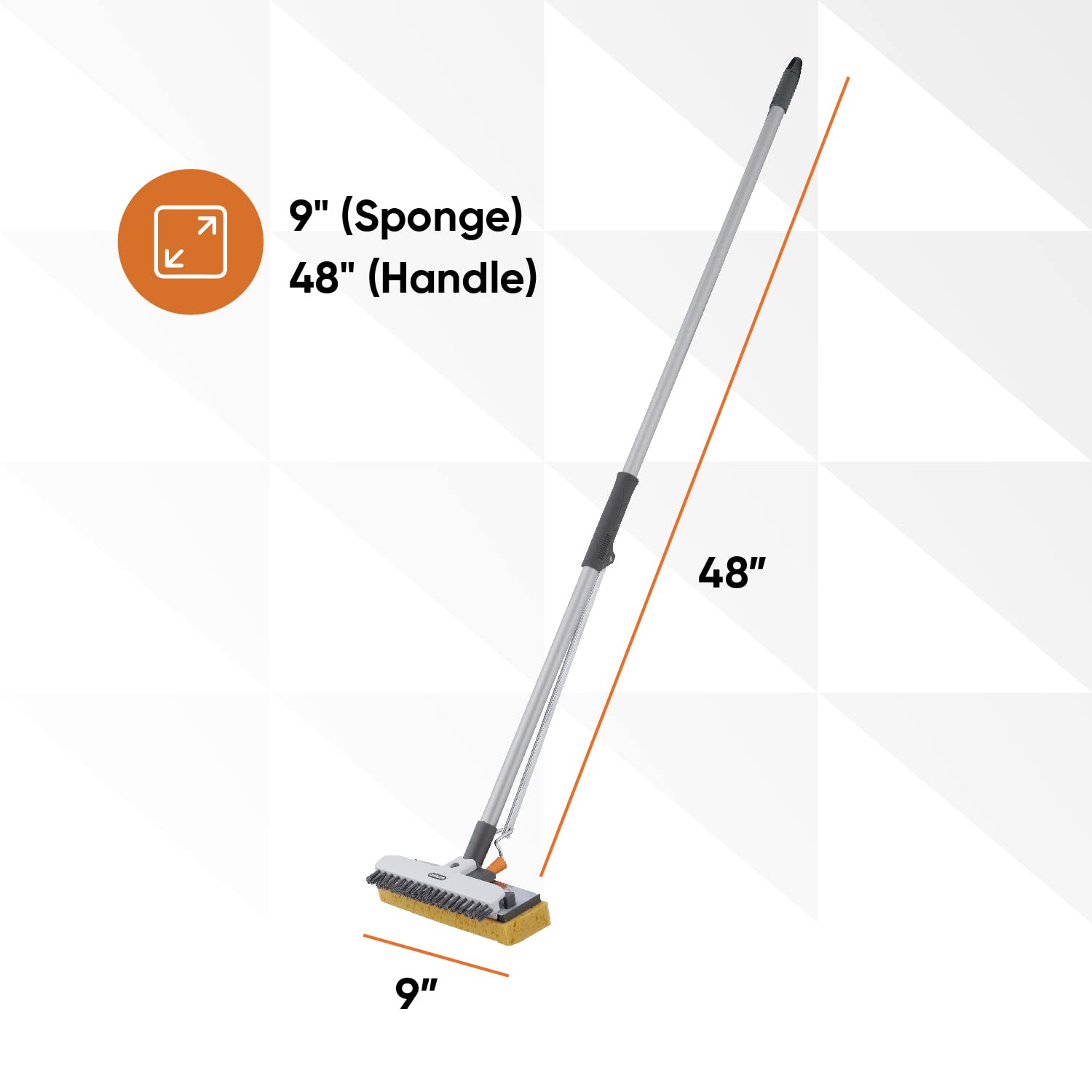 Superio Sponge Mop Pads Reusable for Tile Bathroom Kitchen