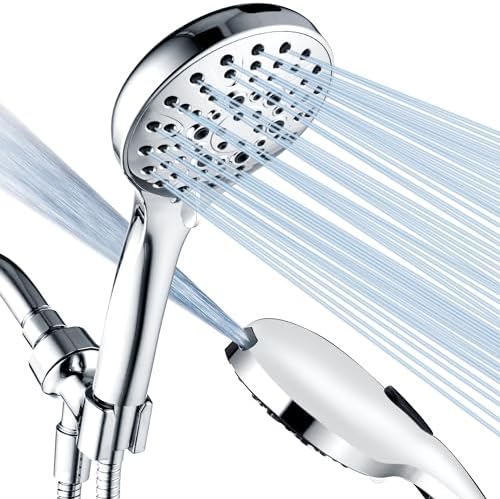 Bright Showers Handheld Showerhead with 9 Spray Settings 1