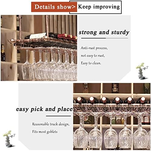 ZJDYDY Wall-Mounted Wine Rack with 2-in-1 Design