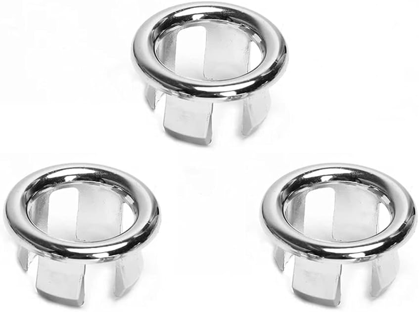 BlingKingdom 3PCS Sink Overflow Ring Drain Cover