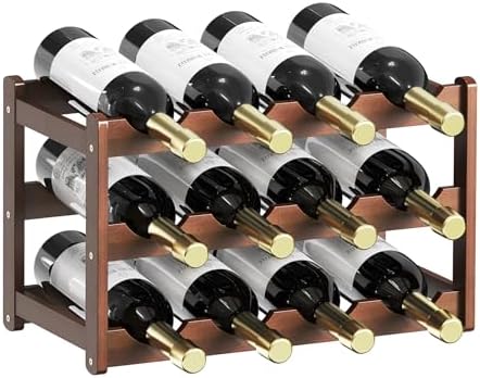 CAMOAT 3-Tier Bamboo Wine Rack Organizer