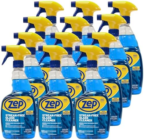 Zep Streak-Free Glass Cleaner - 32 Oz Case of 12