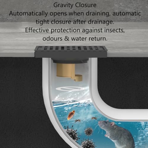 Odor Proof Floor Drain with Anti-Backflow Prevention