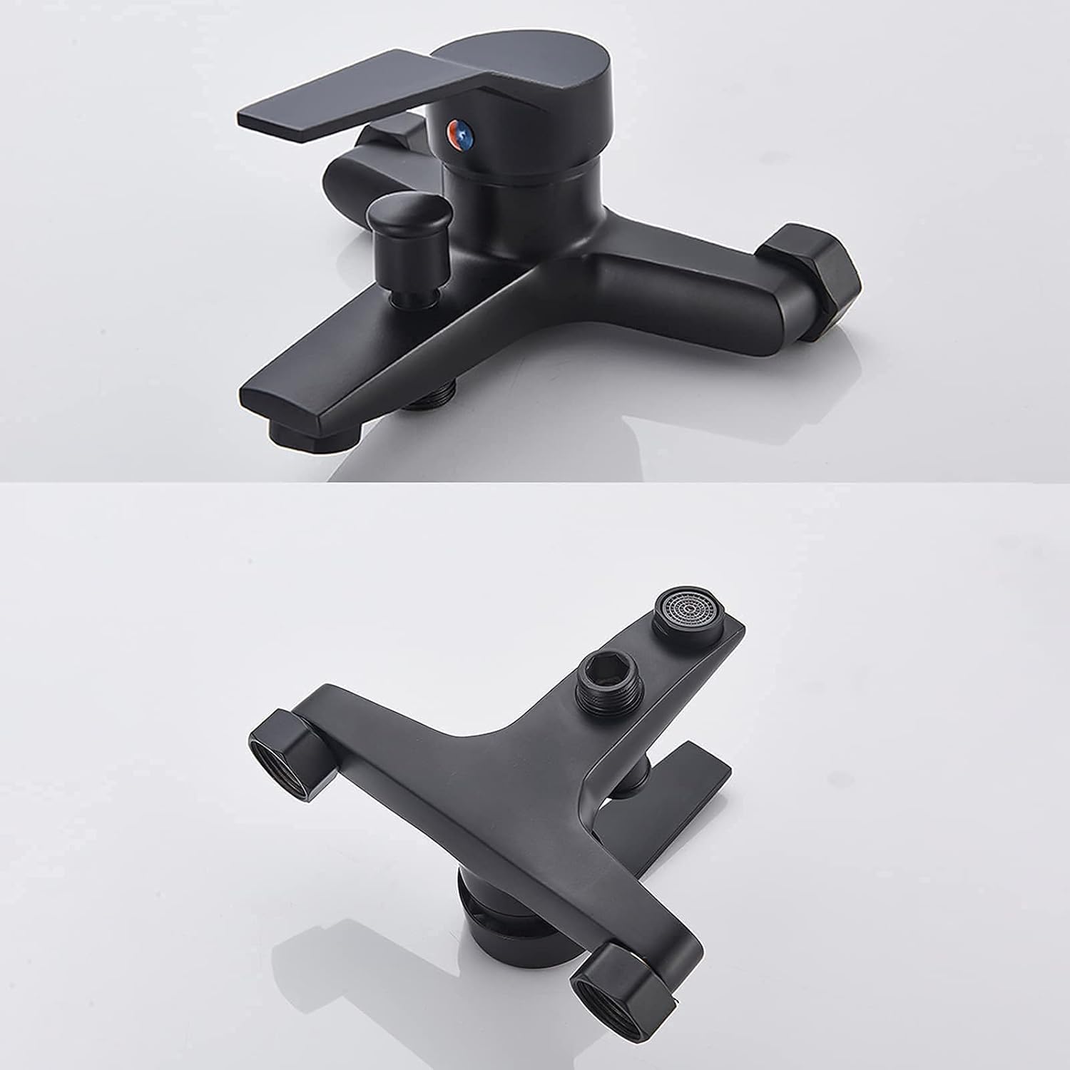 LASEVE Single Handle Tub Faucet with ABS Shower Head