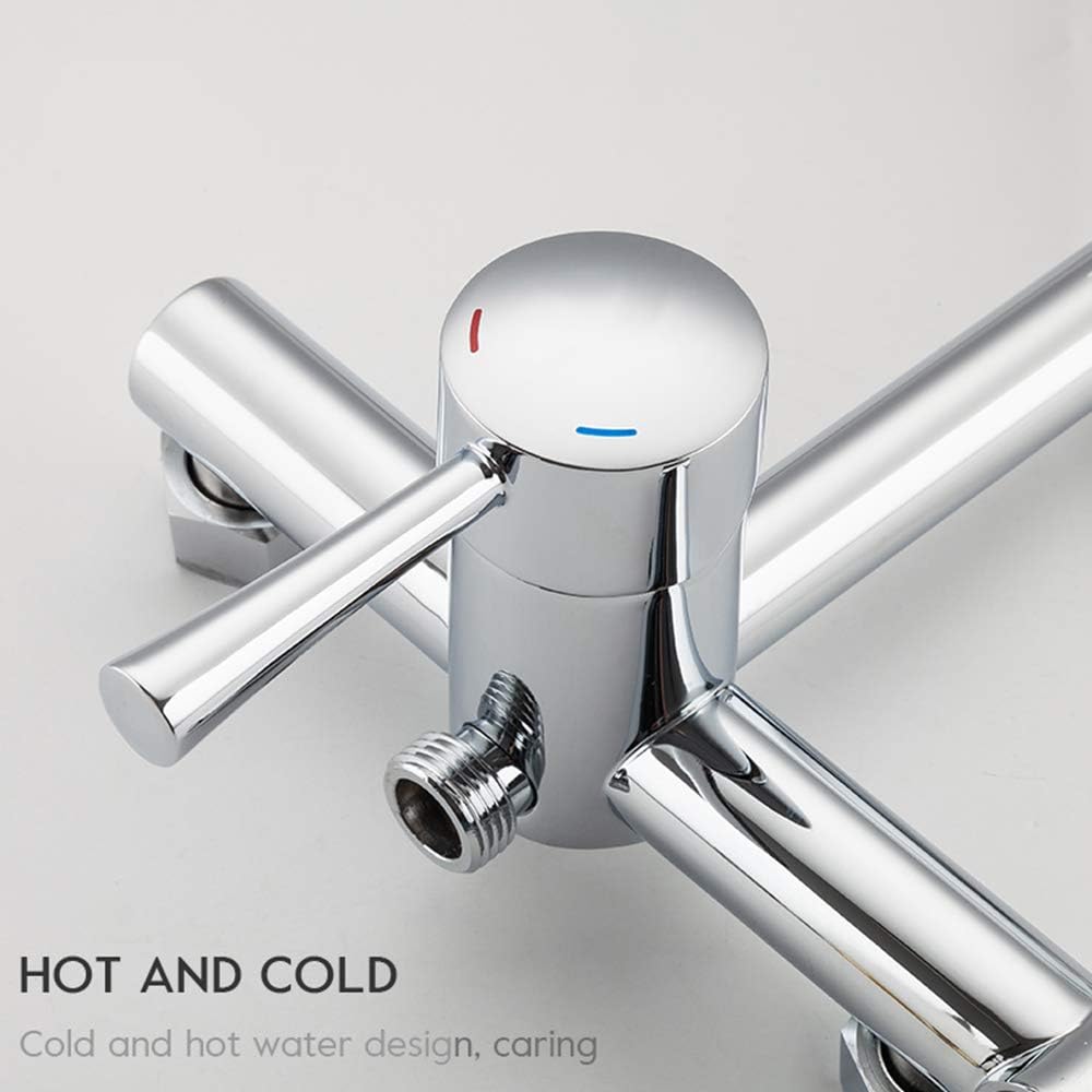 Matte Black Thermostatic Shower Combo Set with 8 Inch Head and Handheld
