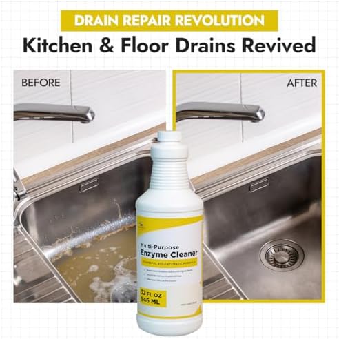 NORTHWEST ENTERPRISES Enzyme Cleaner - 32 Ounces Fresh Lemon Scent