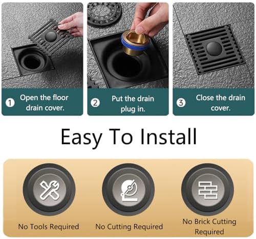 Odor Proof Floor Drain with Anti-Backflow Prevention