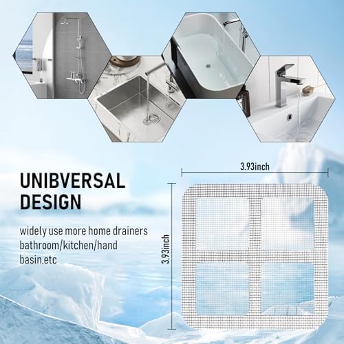 4x4 Disposable Drain Cover Hair Catcher 50 PCS
