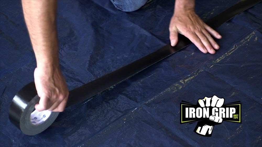 IPG Iron Grip Heavy Duty Duct Tape - 188 x 35 yd Black