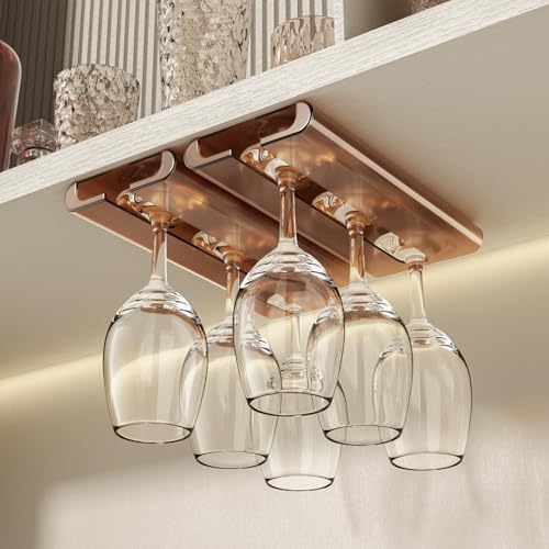 2Pack Wine Glass Rack for Kitchen and Bar