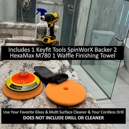 Keyfit Tools SmoothOperator PROFESSIONAL Drill Powered Bathroom Cleaner