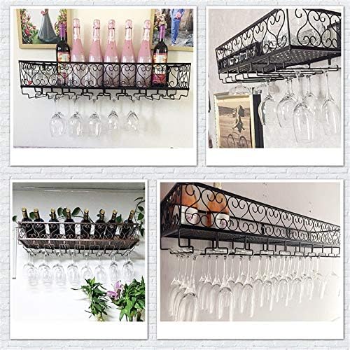 CGF- Wall Mounted Wine Rack with Glass Holders 1