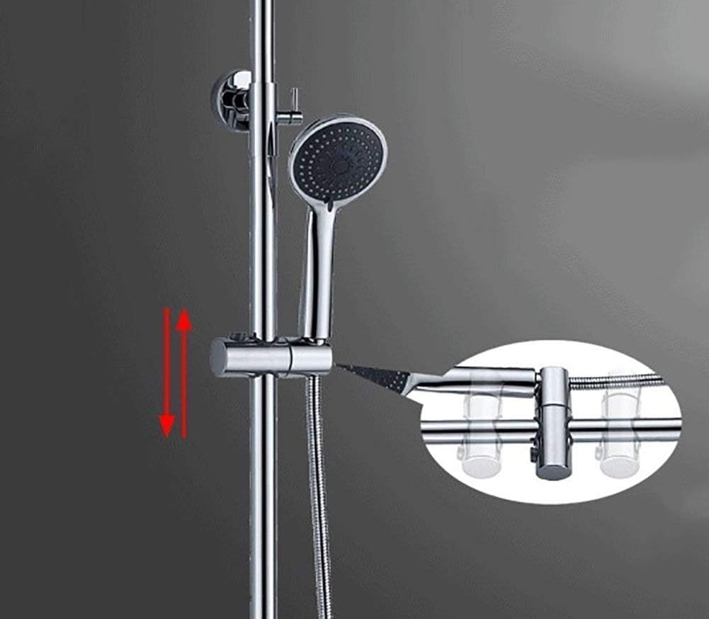 LASEVE Copper Cover Shower Set with 9 Inch Round Head