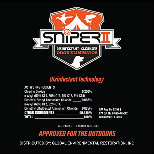 SNiPER II Disinfectant Cleaner 8 Oz Spray