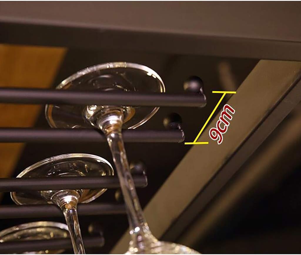 ZJDYDY Adjustable Height Iron Wine Glass Frame