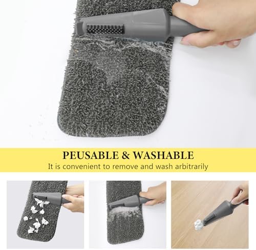 NileHome Spray Mop with 3 Washable Pads and 400 ml Refill Bottle