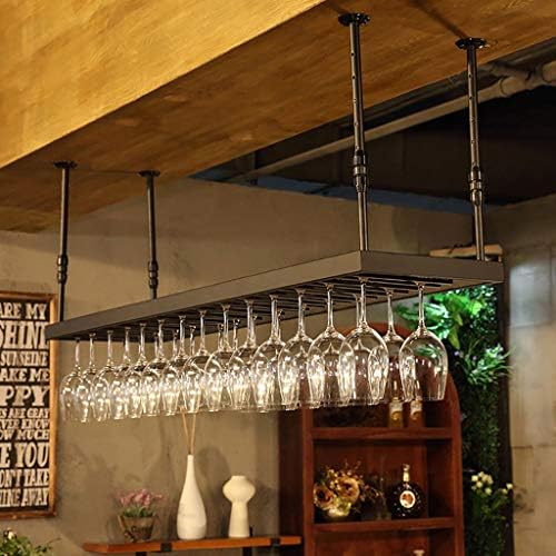 ZJDYDY Adjustable Height Iron Wine Glass Frame