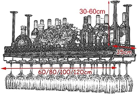 Ceiling Metal Wine Racks Adjustable Height Wall Mounted Holder