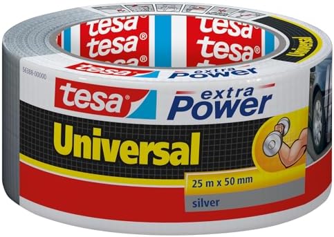tesa Extra Power Duct Tape 25m x 50mm GreySilver
