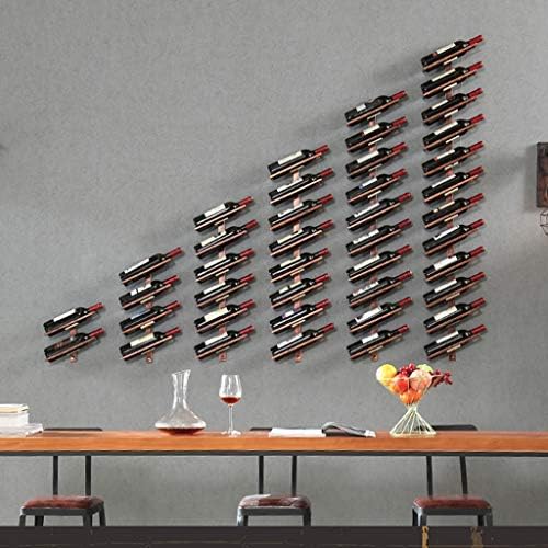 Wall Mounted Wine Rack 6 Bottles Bronze