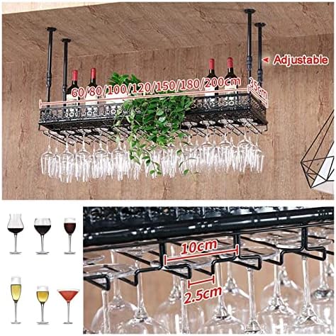 ALDEPO Wall-Mounted Wine Rack 24 Adjustable Decor Shelf