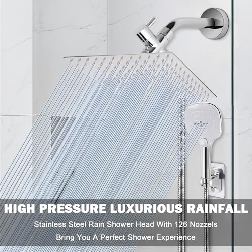 NearMoon Handheld Shower Combo with 3 Settings and 5ft Hose