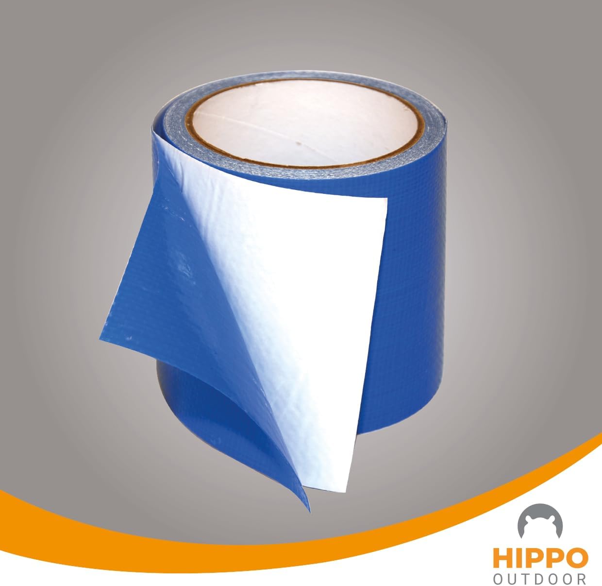 HIPPO OUTDOOR Heavy Duty Tarpaulin Repair Tape 16ft Roll Blue UV Waterproof