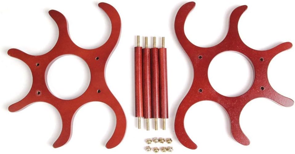 Wangkensu Wall-Mounted Wine Rack Red Industrial Retro Style