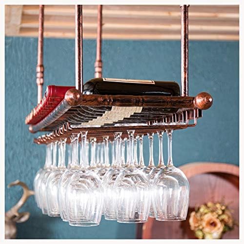 ZJDYDY Hanging Wine Rack - Black 120x30cm