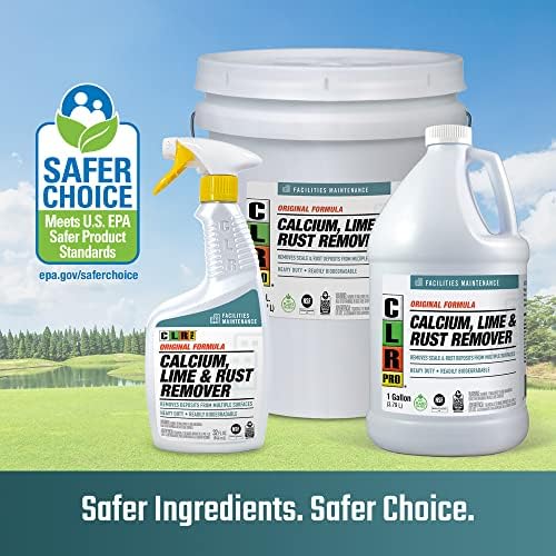 CLR PRO Calcium Lime Rust Remover 1 Gallon Pack of 2