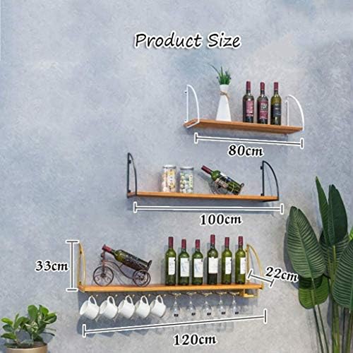 ZJDYDY Vintage Rustic Wall Wine Racks
