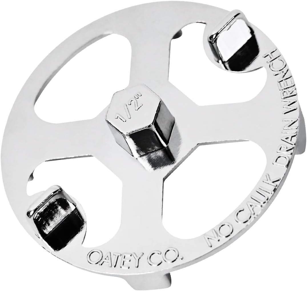 Delixike 42239 Shower Drain Strainer Wrench Stainless Steel 1