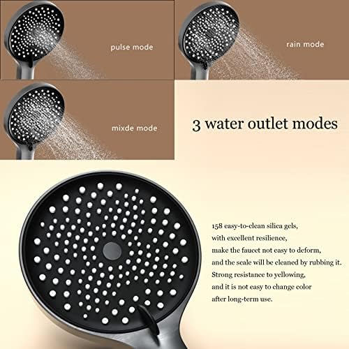 Adjustable Rainfall Shower System with Handheld and Bidet