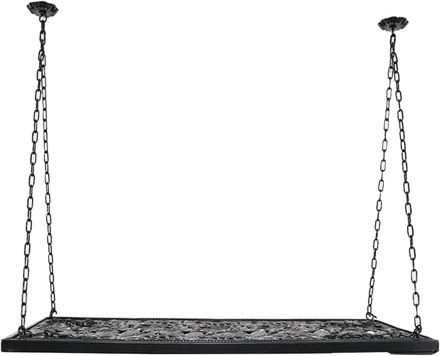 ALDEPO Wall-Mounted Wine Rack 24 Chain Adjustable Industrial Style