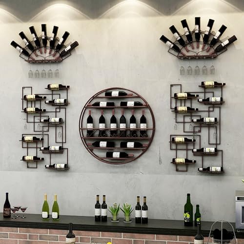 CUXAHO Bronze Wall-Mounted Wine Rack 1