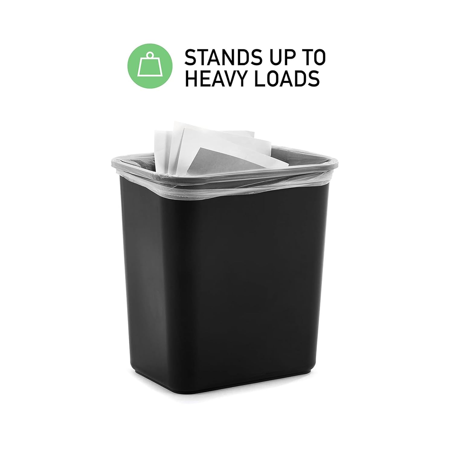 Gooddyiyukey 25 Gallon Office Trash Can with Lid 1