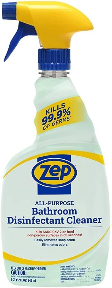 Zep Home Pro All-Purpose Bathroom Cleaner 32 Fl Oz Case of 6