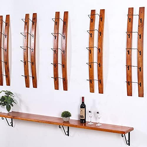 KOHARA 5 Bottles Wall Mounted Wine Rack