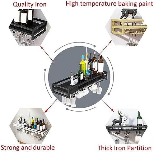 LIGUOYI Wall-Mounted Wine Glass Rack