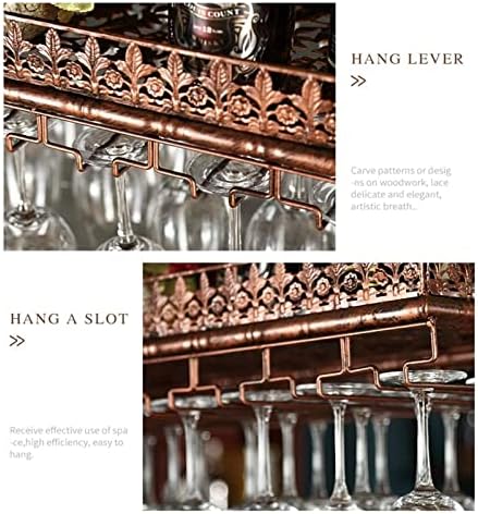 ALDEPO Wall-Mounted Wine Rack with Adjustable Height