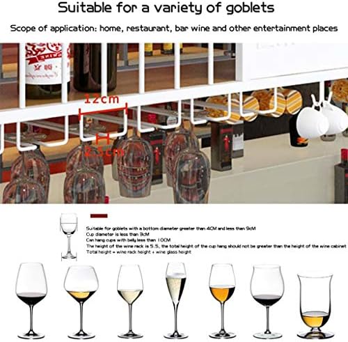 Pimex Wall-Mounted 2-Layer Wine Rack with Glass Holder